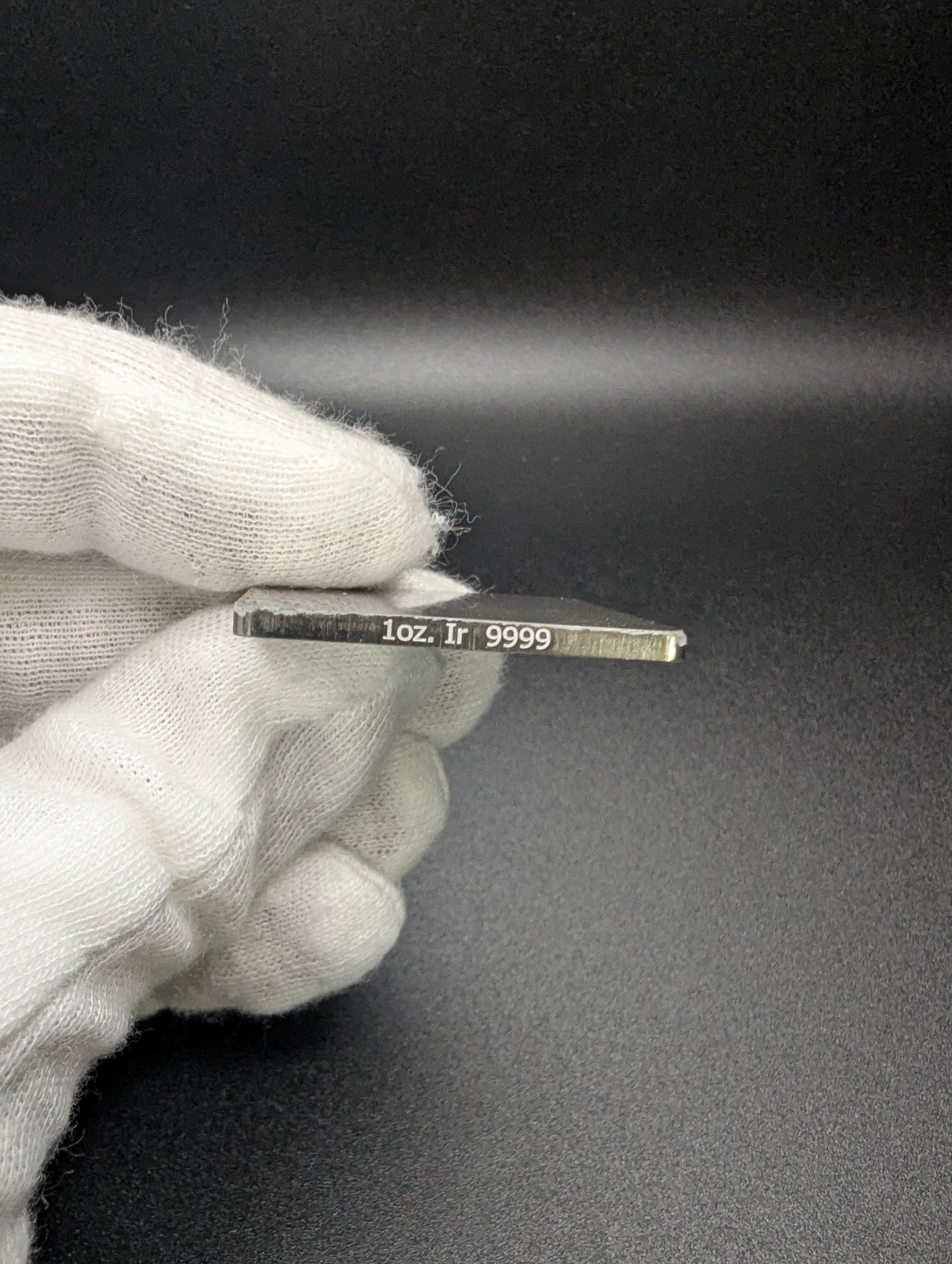 Stack Iridium: The World’s Rarest Precious Metal, 1 troy ounce of 99.9% pure Iridium bullion bar